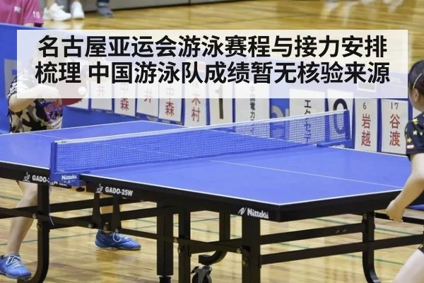 名古屋亚运会游泳赛程与接力安排梳理 中国游泳队成绩暂无核验来源